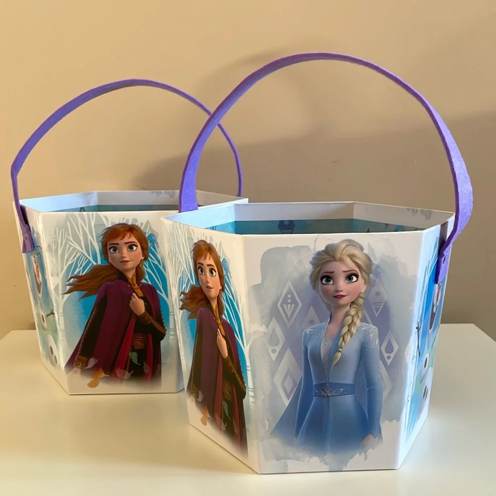 Disney Frozen Paperboard Bucket (Set of 2)